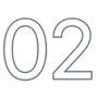 Symbol der Zahl 02