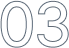 Symbol der Zahl 03