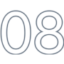 Symbol der Zahl 08